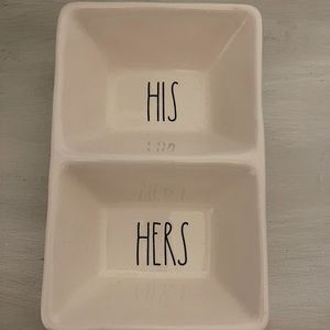 His/her Rae Dunn Tray